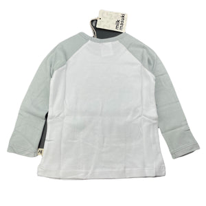 unisex Milk & Masuki, soft feel organic cotton top, seal, NEW, size 2,  