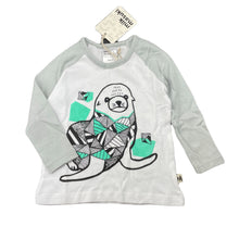 Load image into Gallery viewer, unisex Milk &amp; Masuki, soft feel organic cotton top, seal, NEW, size 1,  