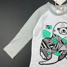 Load image into Gallery viewer, unisex Milk &amp; Masuki, soft feel organic cotton top, seal, NEW, size 1,  
