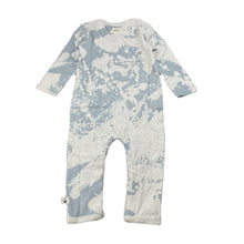 Load image into Gallery viewer, unisex Milk &amp; Masuki, organic cotton romper, splatter smiley, NEW, size 0,  