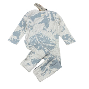 unisex Milk & Masuki, organic cotton romper, splatter smiley, NEW, size 1,  
