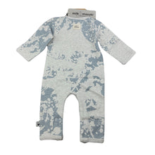 Load image into Gallery viewer, unisex Milk &amp; Masuki, organic cotton romper, splatter smiley, NEW, size 0000,  