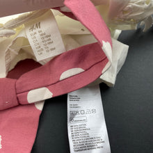 Load image into Gallery viewer, Girls H&amp;M, cotton top, leggings &amp; headband set, NEW, size 1-2,  