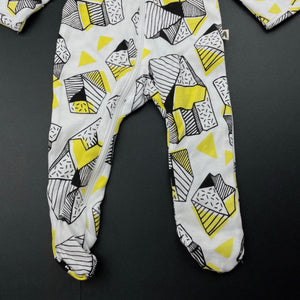 unisex Milk & Masuki, organic cotton zip coverall/romper, NEW, size 0000,  