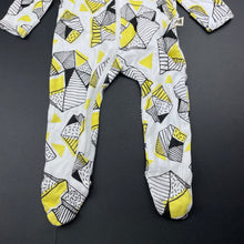 Load image into Gallery viewer, unisex Milk &amp; Masuki, organic cotton zip coverall/romper, NEW, size 000,  