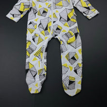 Load image into Gallery viewer, unisex Milk &amp; Masuki, organic cotton zip coverall/romper, NEW, size 00,  