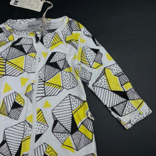 Load image into Gallery viewer, unisex Milk &amp; Masuki, organic cotton zip coverall/romper, NEW, size 00,  