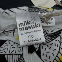 Load image into Gallery viewer, unisex Milk &amp; Masuki, organic cotton zip coverall/romper, NEW, size 00,  