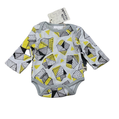 unisex Milk & Masuki, organic cotton bodysuit/romper, NEW, size 0000,  