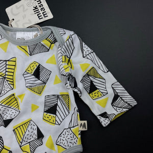 unisex Milk & Masuki, organic cotton bodysuit/romper, NEW, size 0000,  