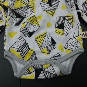 unisex Milk & Masuki, organic cotton bodysuit/romper, NEW, size 0000,  