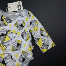 Load image into Gallery viewer, unisex Milk &amp; Masuki, organic cotton bodysuit/romper, NEW, size 000,  