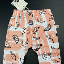 Load image into Gallery viewer, Girls Milk &amp; Masuki, organic cotton leggings/bottoms, fruit, NEW, size 1,  