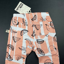 Load image into Gallery viewer, Girls Milk &amp; Masuki, organic cotton leggings/bottoms, fruit, NEW, size 1,  