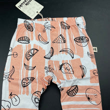 Load image into Gallery viewer, Girls Milk &amp; Masuki, organic cotton leggings/bottoms, fruit, NEW, size 3,  