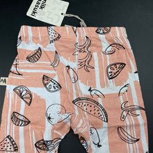 Load image into Gallery viewer, Girls Milk &amp; Masuki, organic cotton leggings/bottoms, fruit, NEW, size 3,  