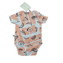Load image into Gallery viewer, Girls Milk &amp; Masuki, organic cotton bodysuit / romper, fruit, NEW, size 000,  