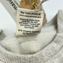Load image into Gallery viewer, Boys Milk &amp; Masuki, fleece lined organic cotton sweater, pirate fox, NEW, size 2,  