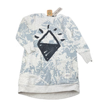 Load image into Gallery viewer, Girls Milk &amp; Masuki, fleece lined organic cotton sweater dress, NEW, size 5, L: 59cm at front