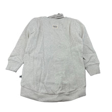 Load image into Gallery viewer, Girls Milk &amp; Masuki, fleece lined organic cotton sweater tunic dress, NEW, size 5, L: 50cm at front