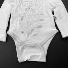 Load image into Gallery viewer, unisex Milk &amp; Masuki, soft feel organic cotton bodysuit/romper, cat, NEW, size 0000,  