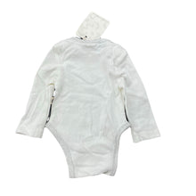 Load image into Gallery viewer, unisex Milk &amp; Masuki, soft feel organic cotton bodysuit/romper, cat, NEW, size 0000,  