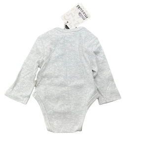 unisex Milk & Masuki, soft feel organic cotton bodysuit/romper, fox, NEW, size 0000,  