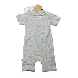 unisex Milk & Masuki, stretchy organic cotton romper, fox, NEW, size 0000,  
