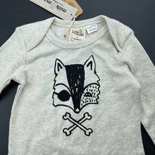 Load image into Gallery viewer, Boys Milk &amp; Masuki, soft feel organic cotton top, pirate fox, NEW, size 0,  
