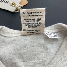 Load image into Gallery viewer, Boys Milk &amp; Masuki, soft feel organic cotton top, pirate fox, NEW, size 0,  
