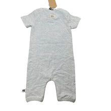 Load image into Gallery viewer, unisex Milk &amp; Masuki, stretchy organic cotton romper, sleeping fox, NEW, size 0,  