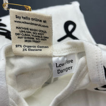 Load image into Gallery viewer, Girls Milk &amp; Masuki, soft feel organic cotton blend romper, rabbit, NEW, size 000,  