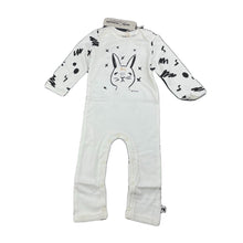 Load image into Gallery viewer, Girls Milk &amp; Masuki, soft feel organic cotton blend romper, rabbit, NEW, size 00,  