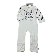 Load image into Gallery viewer, Girls Milk &amp; Masuki, soft feel organic cotton blend romper, rabbit, NEW, size 0,  
