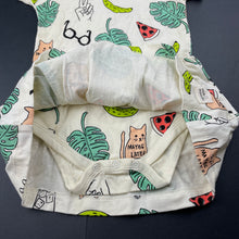 Load image into Gallery viewer, Girls Milk &amp; Masuki, organic cotton blend romper dress, NEW, size 0, L: 42cm