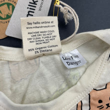 Load image into Gallery viewer, Girls Milk &amp; Masuki, organic cotton blend romper dress, NEW, size 0, L: 42cm