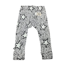 Load image into Gallery viewer, Girls Milk &amp; Masuki, organic cotton blend leggings, stars, NEW, size 3,  