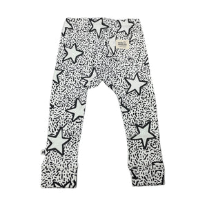 Girls Milk & Masuki, organic cotton blend leggings, stars, NEW, size 3,  