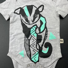 Load image into Gallery viewer, unisex Milk &amp; Masuki, organic cotton bodysuit/romper, possum, NEW, size 000,  
