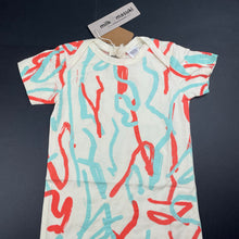 Load image into Gallery viewer, Girls Milk &amp; Masuki, stretchy organic cotton blend romper, NEW, size 1,  