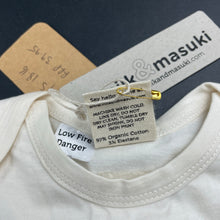 Load image into Gallery viewer, unisex Milk &amp; Masuki, stretchy organic cotton blend romper, rainbow, NEW, size 0,  