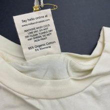 Load image into Gallery viewer, unisex Milk &amp; Masuki, stretchy organic cotton blend t-shirt, rainbow, NEW, size 6,  