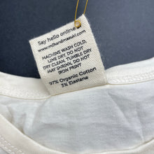 Load image into Gallery viewer, unisex Milk &amp; Masuki, stretchy organic cotton blend t-shirt, rainbow, NEW, size 5,  