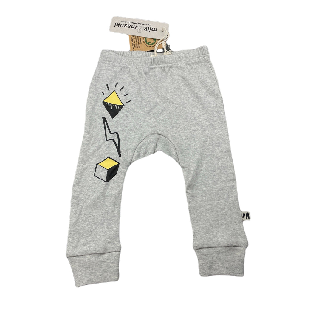 unisex Milk & Masuki, soft feel organic cotton leggings / bottoms, NEW, size 0,  