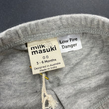 Load image into Gallery viewer, unisex Milk &amp; Masuki, soft feel organic cotton leggings / bottoms, NEW, size 00,  