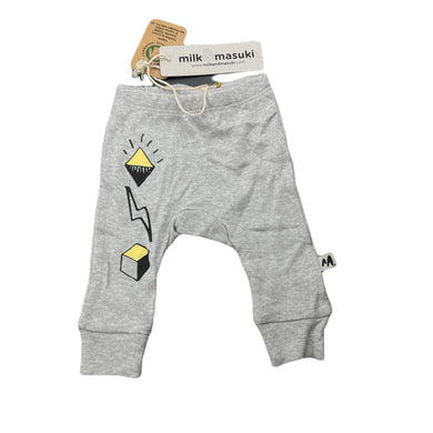 unisex Milk & Masuki, soft feel organic cotton leggings / bottoms, NEW, size 0000,  