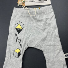 Load image into Gallery viewer, unisex Milk &amp; Masuki, soft feel organic cotton leggings / bottoms, NEW, size 0000,  
