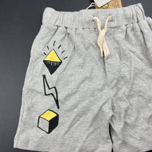 Load image into Gallery viewer, unisex Milk &amp; Masuki, soft feel organic cotton shorts, elasticated, NEW, size 6,  