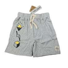 Load image into Gallery viewer, unisex Milk &amp; Masuki, soft feel organic cotton shorts, elasticated, NEW, size 7,  