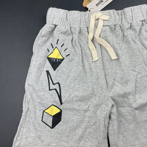 unisex Milk & Masuki, soft feel organic cotton shorts, elasticated, NEW, size 7,  